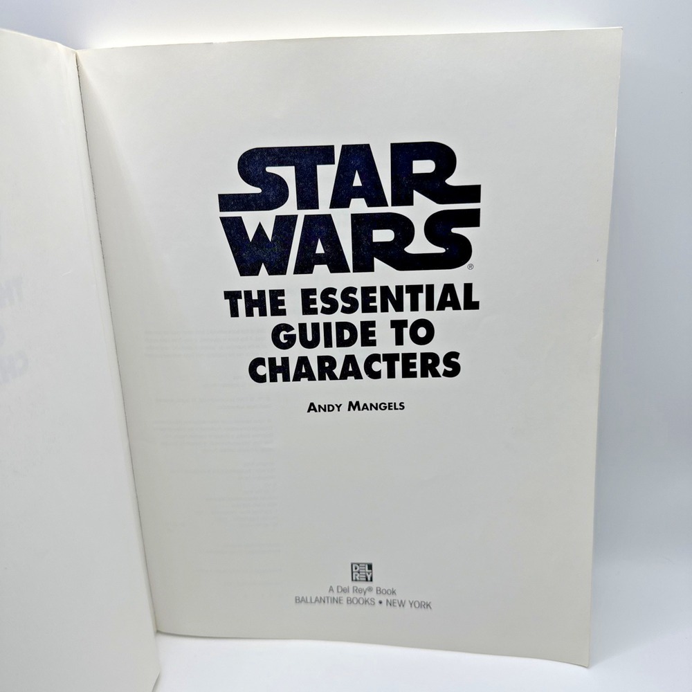 1995 Star Wars Essential Guide to Characters 1st Edition LucasBooks Paperback - Picture 4 of 8